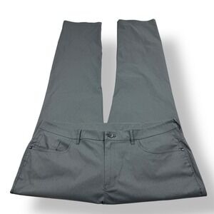 Public Rec All Day Pants Heathered Gray Tech Fabric Straight Leg Men Size 40x32